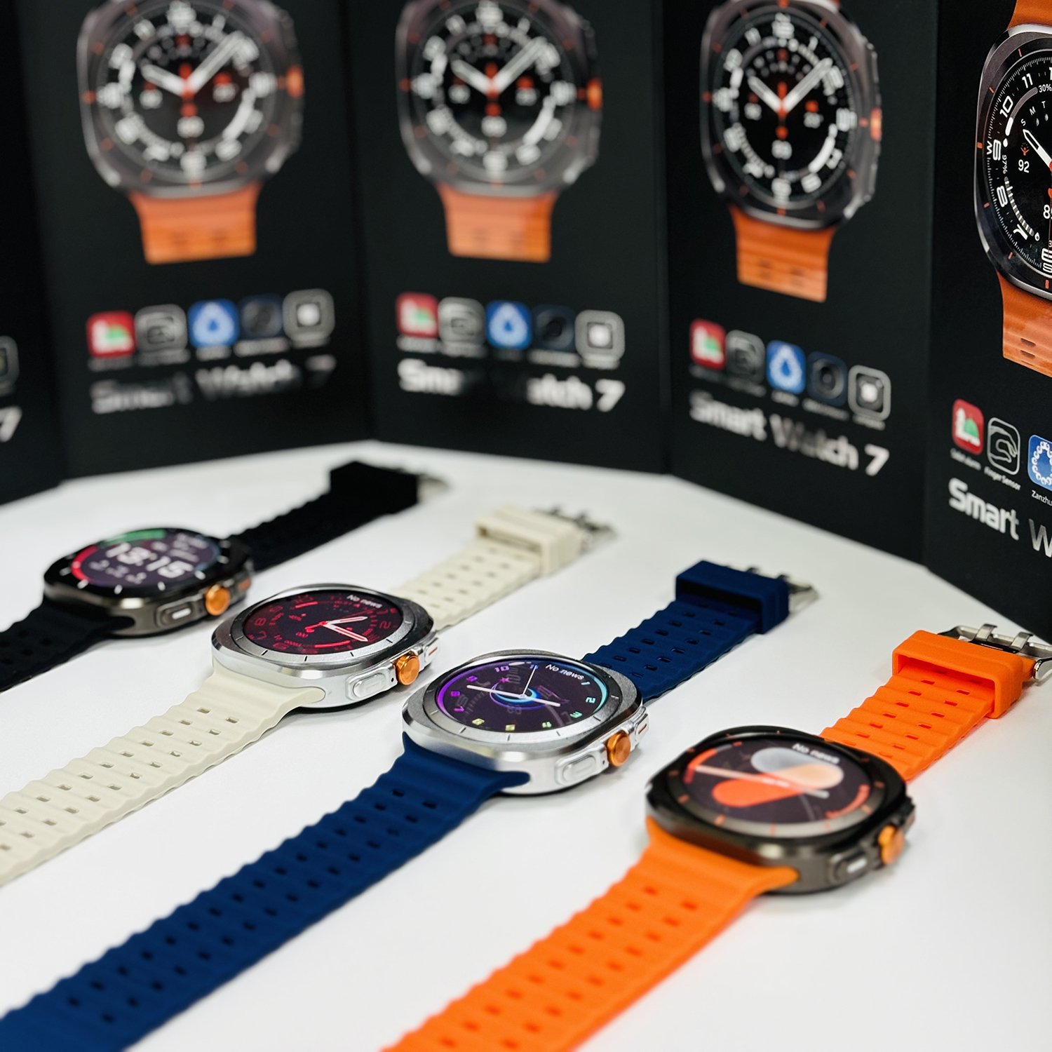 Z7 Ultra 2 Straps 1.52" AMOLED Sports Smart watch 7 Ultra 2025 Outdoor Reloj inteligente Heart rate BT Call Z7 Ultra Smartwatch