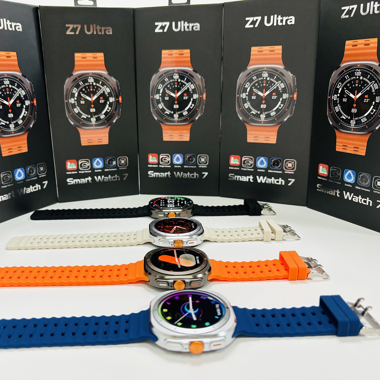 Z7 Ultra 2 Straps 1.52" AMOLED Sports Smart watch 7 Ultra 2025 Outdoor Reloj inteligente Heart rate BT Call Z7 Ultra Smartwatch