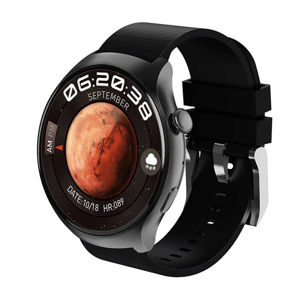 Factory Direct Smartwatch with GPT 1.55-inch AMOLED Screen 250mAh GPS Heart Rate and Blood Pressure Monitor Round