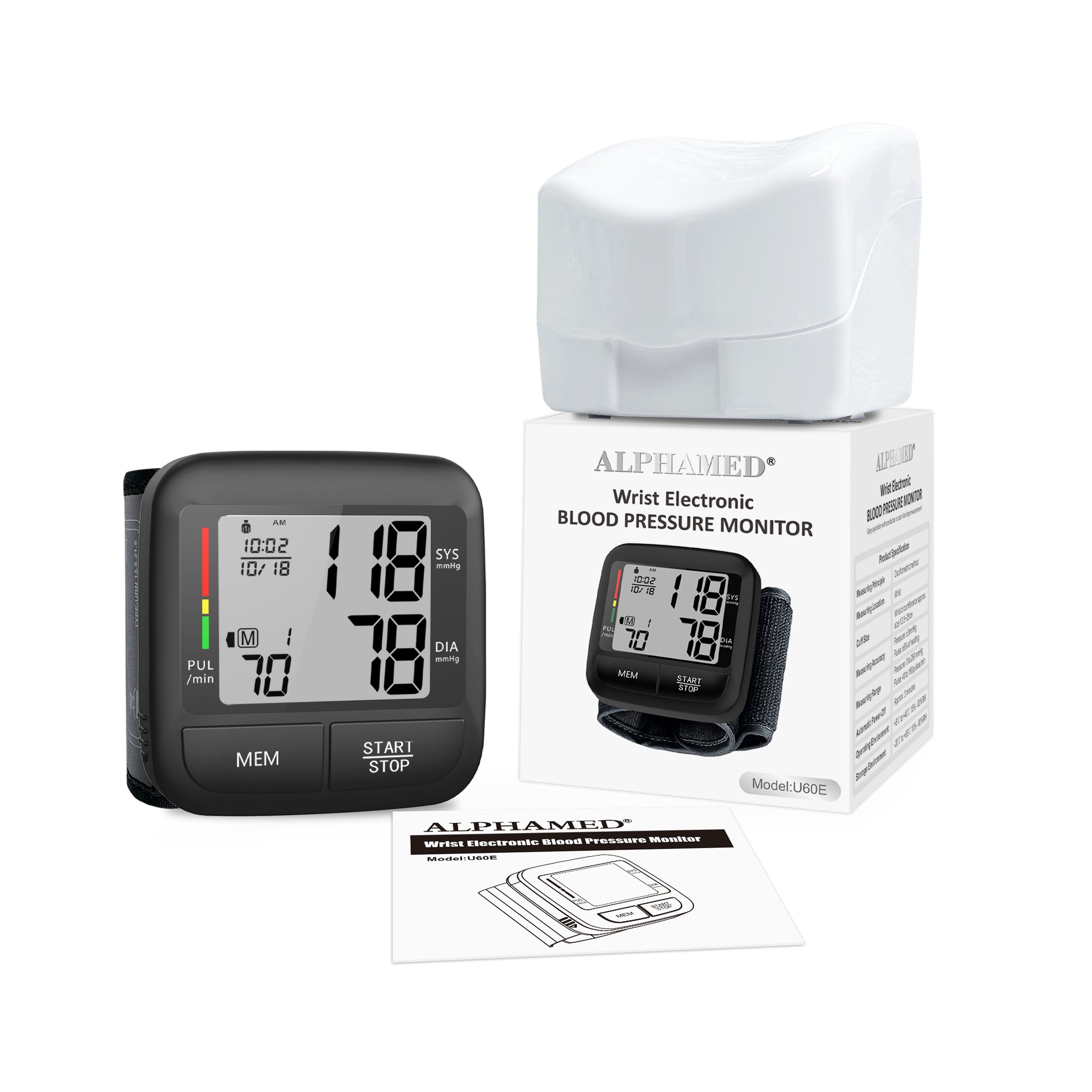 Newest Buy Portable Automatic LCD Display Smart Sphygmomanometer Digital Wrist Electronic Bp Machine Blood Pressure Monitor