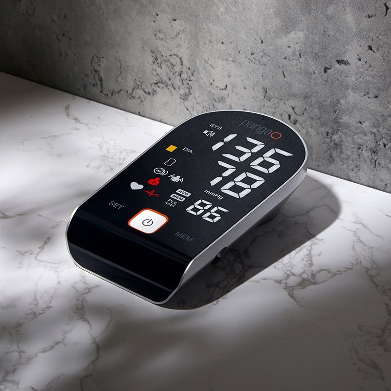 Automatic electronic large led display touch screen sphygmomanometer upper arm bp machine digital blood pressure monitor