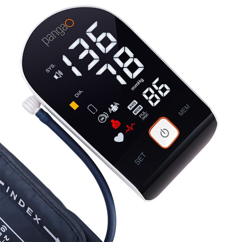 Automatic electronic large led display touch screen sphygmomanometer upper arm bp machine digital blood pressure monitor