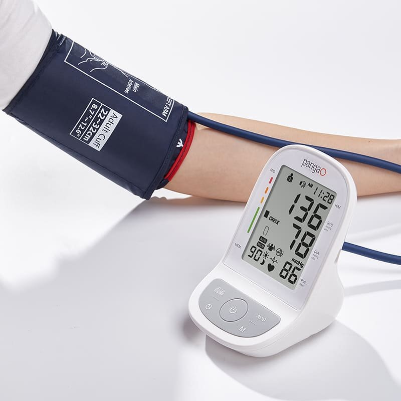 Portable upper type arm digital automatic sphygmomanometer bp meter machine blood pressure monitor