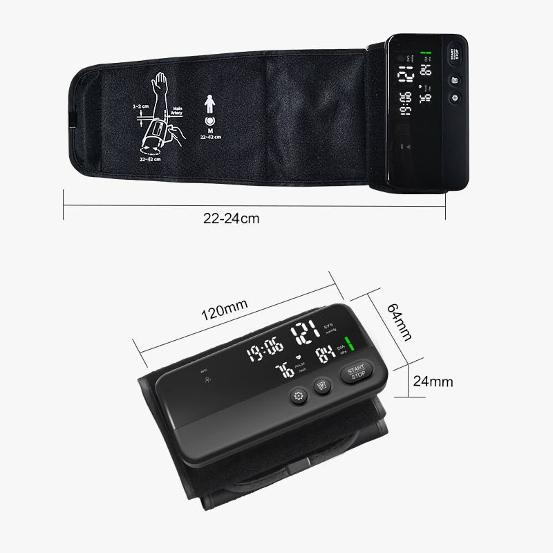 Yonker rechargeable arm blood pressure monitor Cuff Electronic Sphygmomanometer digital bp machine upper