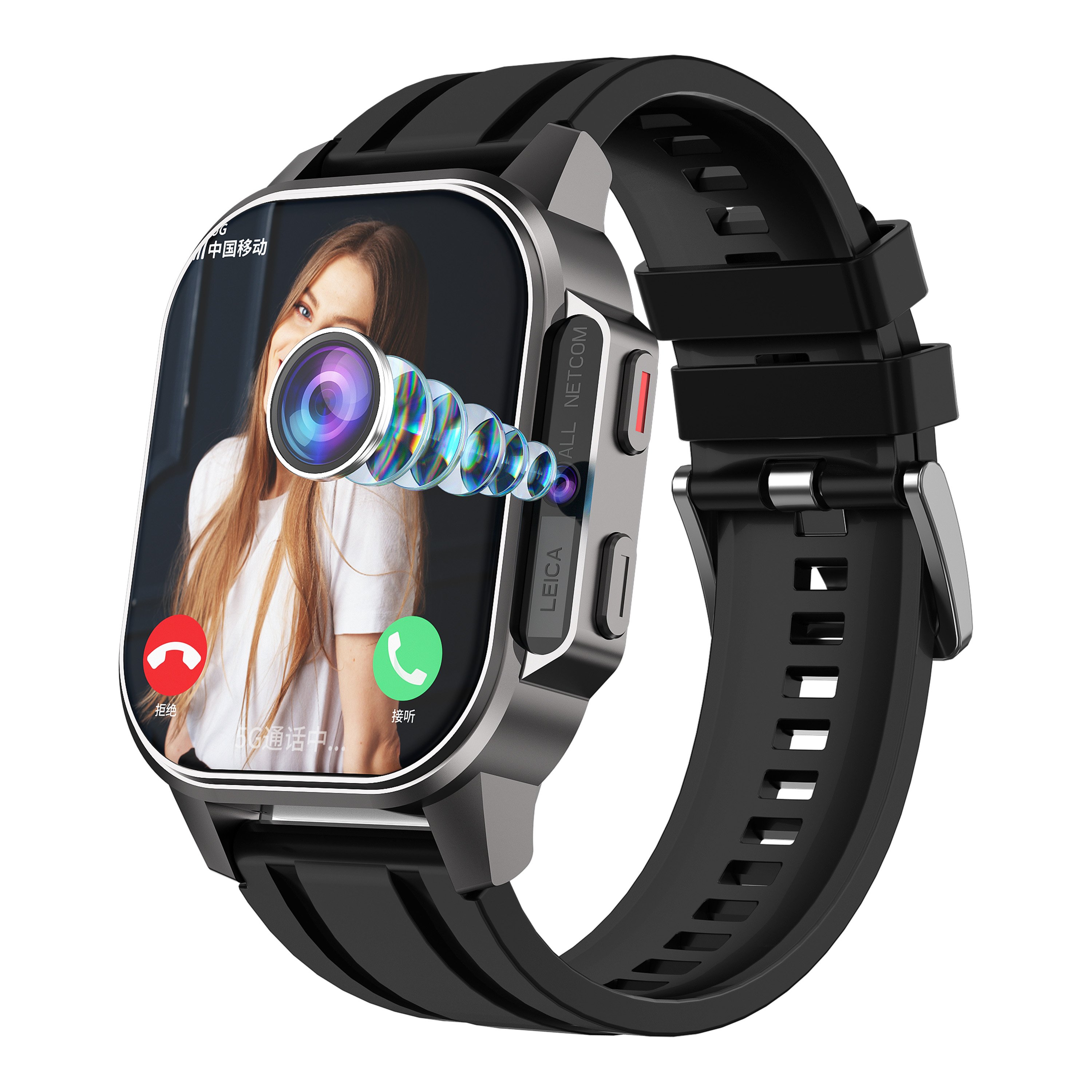 Smart Sports Phone Watch B22 Blood Oxygen Heart Rate 2.13" Amoled Screen HD Video Call IP67 Waterproof 4G Smartwatch