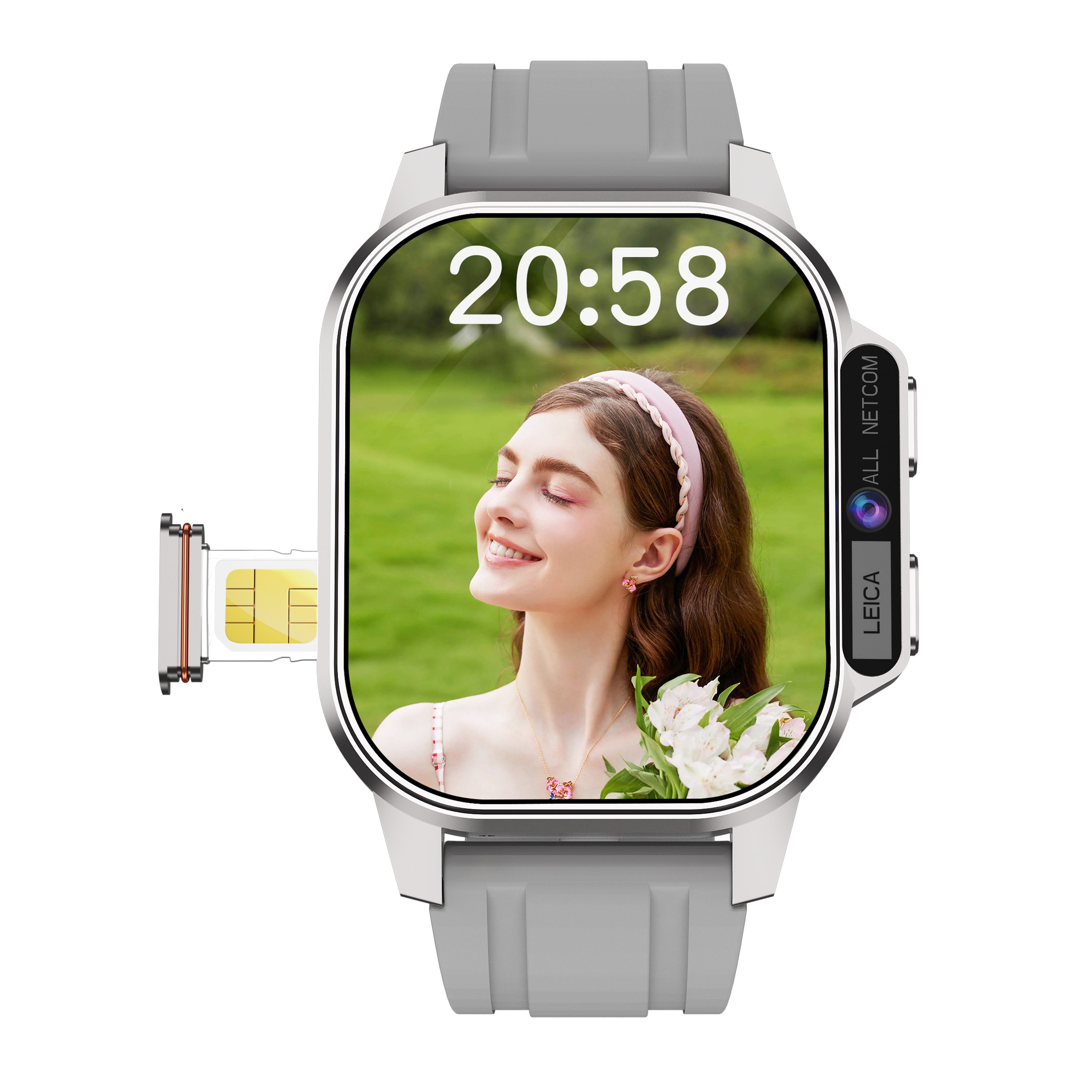 Smart Sports Phone Watch B22 Blood Oxygen Heart Rate 2.13" Amoled Screen HD Video Call IP67 Waterproof 4G Smartwatch