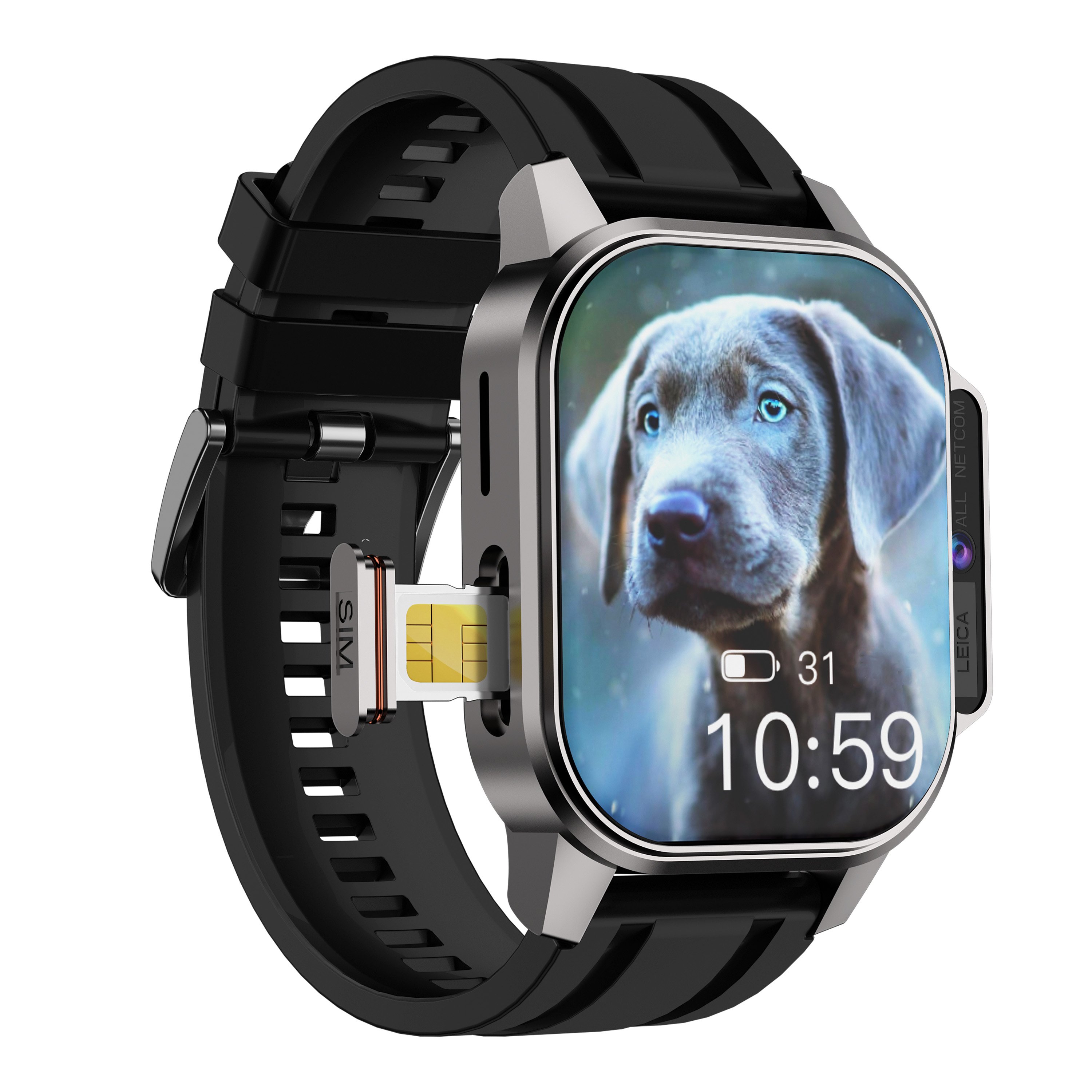 Smart Sports Phone Watch B22 Blood Oxygen Heart Rate 2.13" Amoled Screen HD Video Call IP67 Waterproof 4G Smartwatch