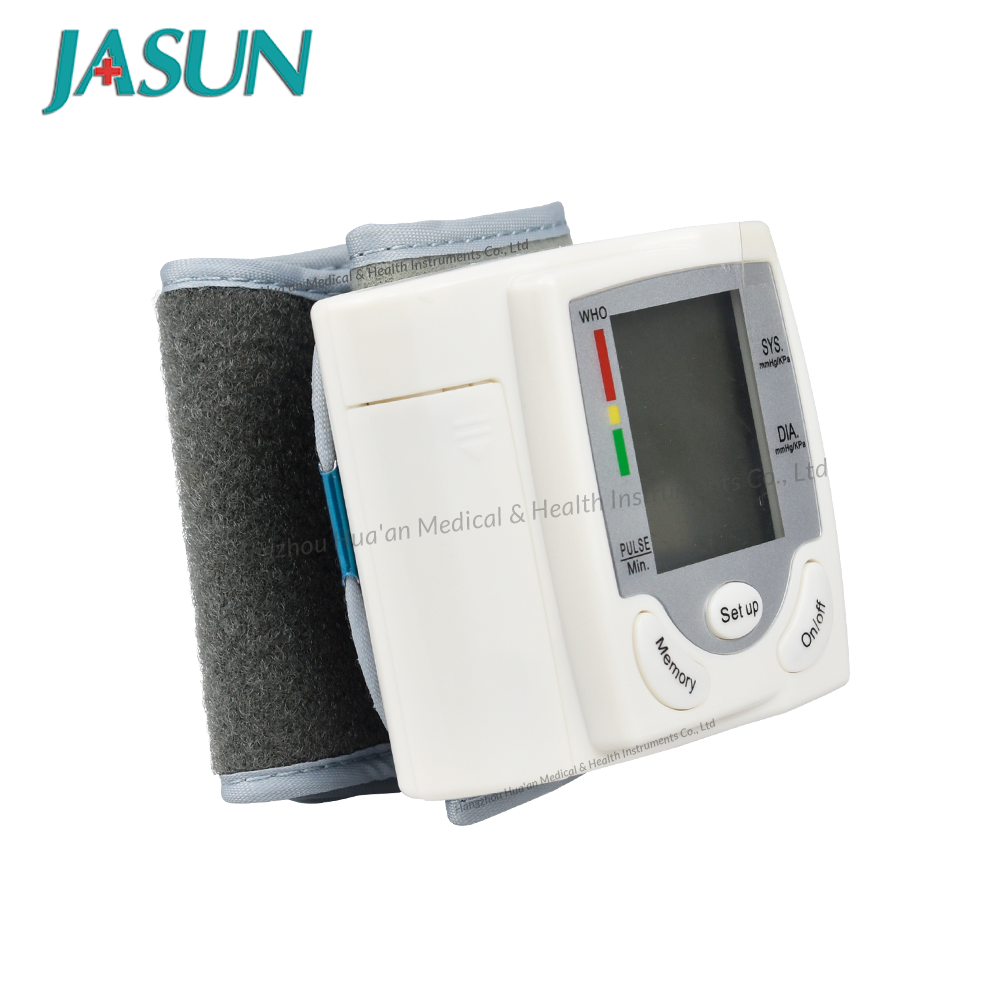 JASUN Wholesale Price Buy Portable Automatic Smart Sphygmomanometer Electronic Wrist Digital Bp Machine Blood Pressure Monitor