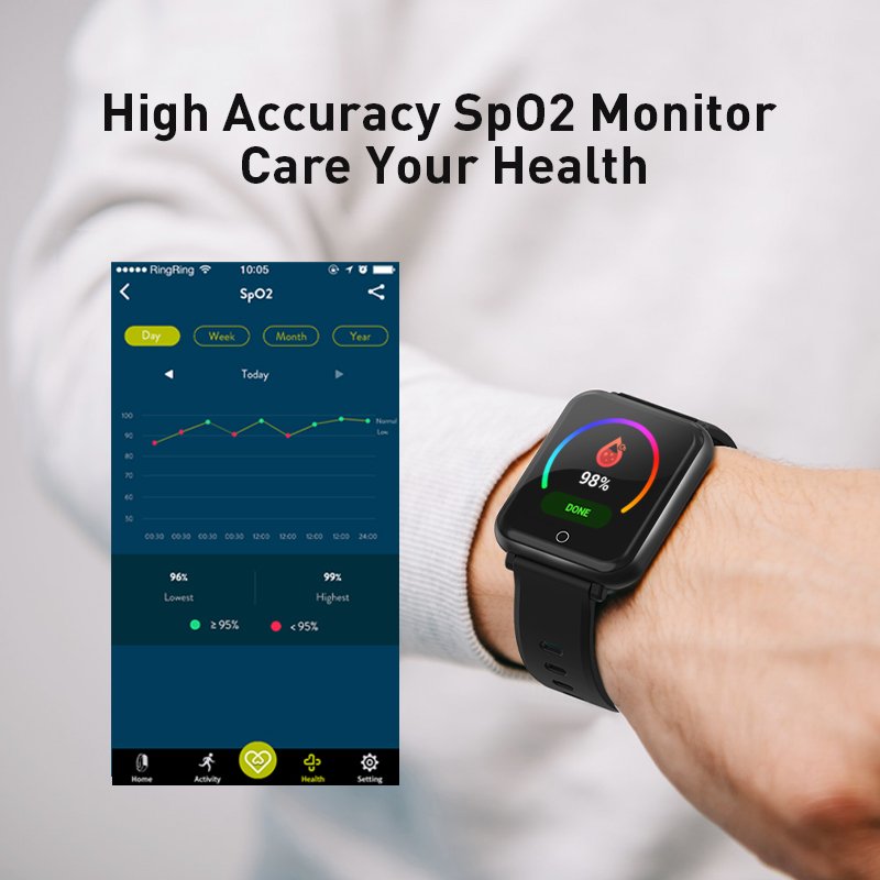 J-STYLE 2025E hot selling smartwatch formal sale heart rate and blood pressure monitor control health care wristband smart watch