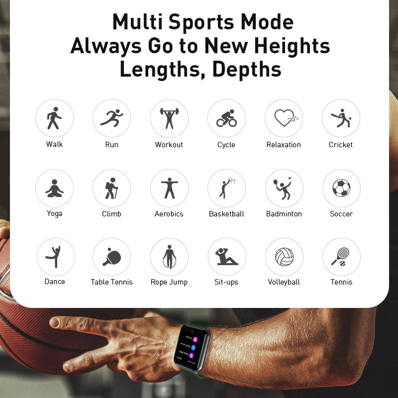 J-STYLE 2025E hot selling smartwatch formal sale heart rate and blood pressure monitor control health care wristband smart watch