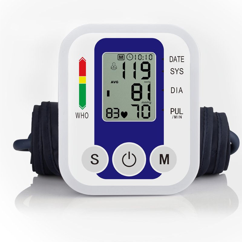 Custom Russian Spanish Persian BP Monitor sphygmomanometer cuff automatic digital arm blood pressure monitor digital tensiometer