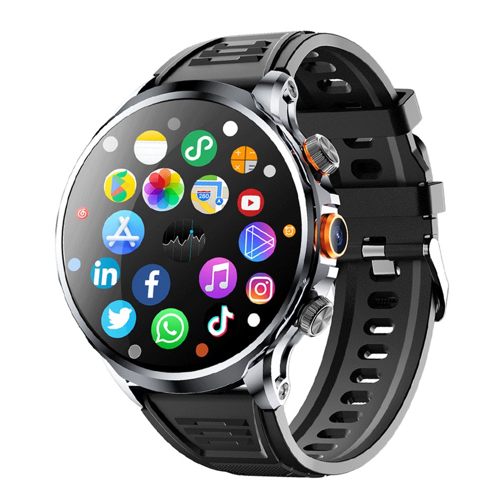 2024 H18 Smart Watch 4G Camera 1.85inch 3+32GB Heart Rate Waterproof NFC Video Call Sports Smartwatch 1100mAH Battery For Men