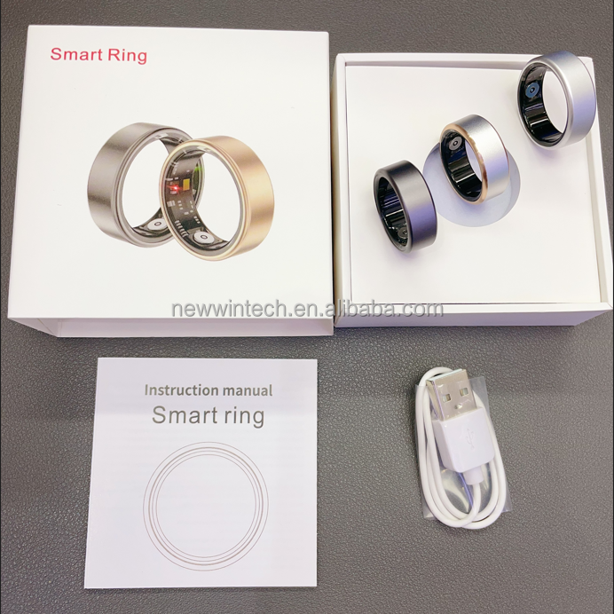 Hot selling SR06 smart ring with Gesture Photo-taking heart rate blood oxygen sleeping quality monitoring Heath Ring with APP