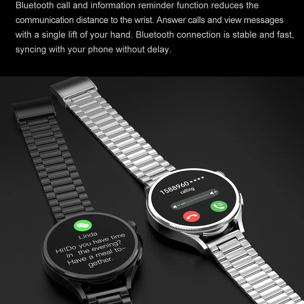 Trend Electronics Waterproof Fitness Tracker Smart Watch for Apple 2 In 1 Wireless Earbuds Sleep Monitoring Sport Smartwatches