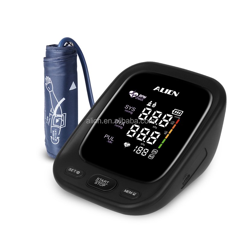 Rechargeable Blood Pressure Monitor Upper Arm BP Machine Blood Pressure Checker