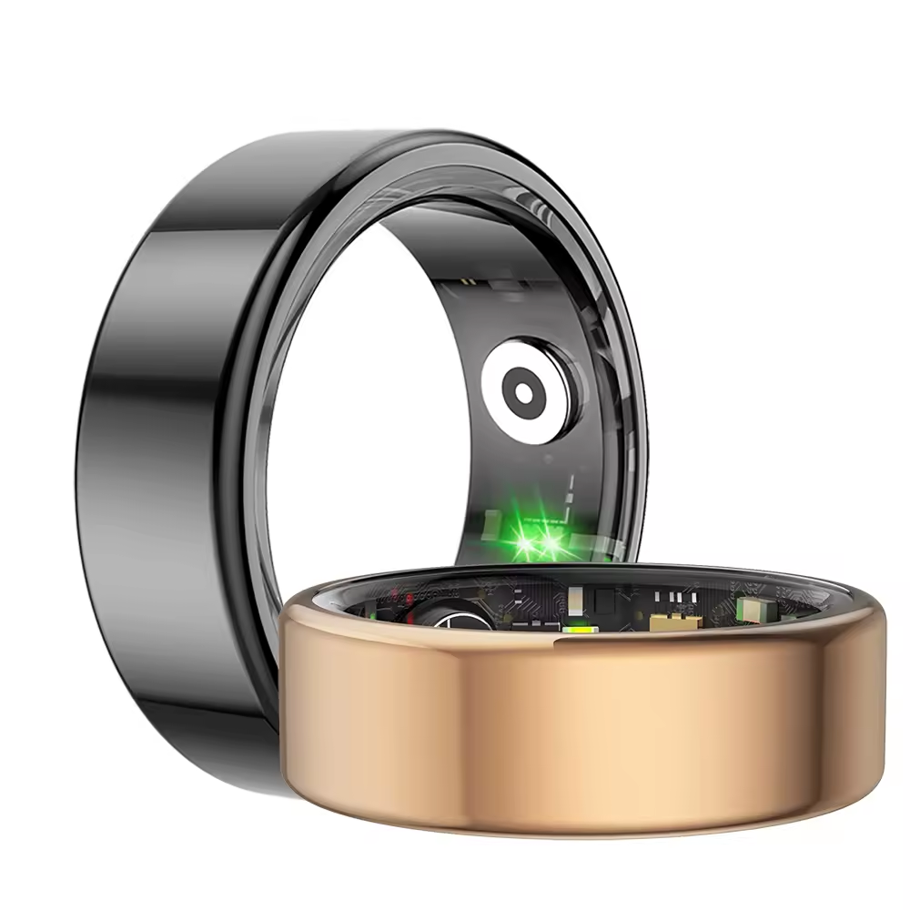 Intelligent health H12 smart ring with sleep heart rate blood pressure gesture photography IP68 waterproof smart couple ring