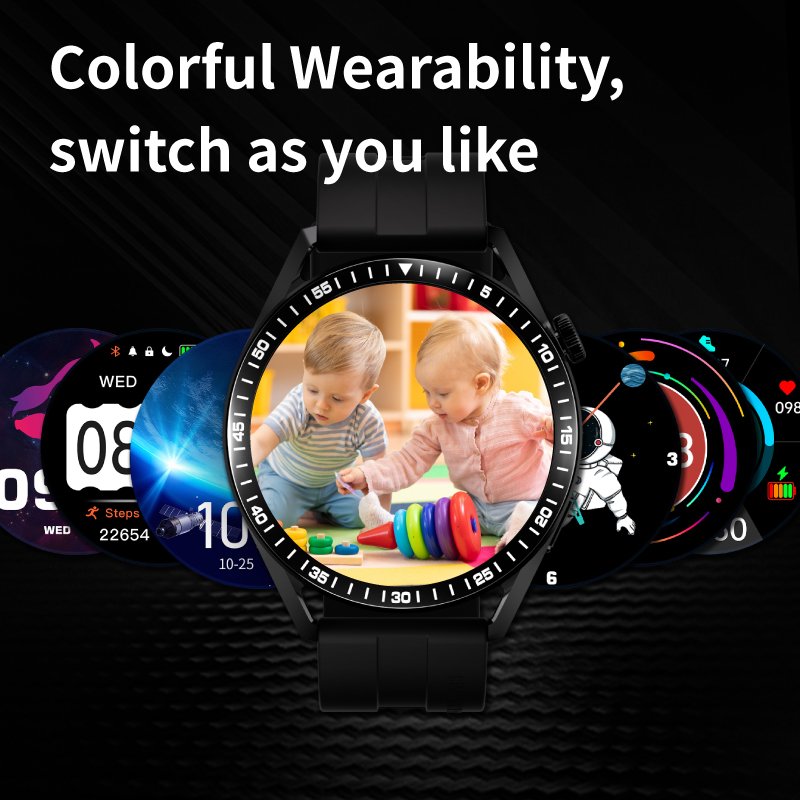 Cheapest WH8-MAX Watch Factory Price Smartwatch Hryfine APP 1.39 inch Watch Smart Watch Magnetic Charing