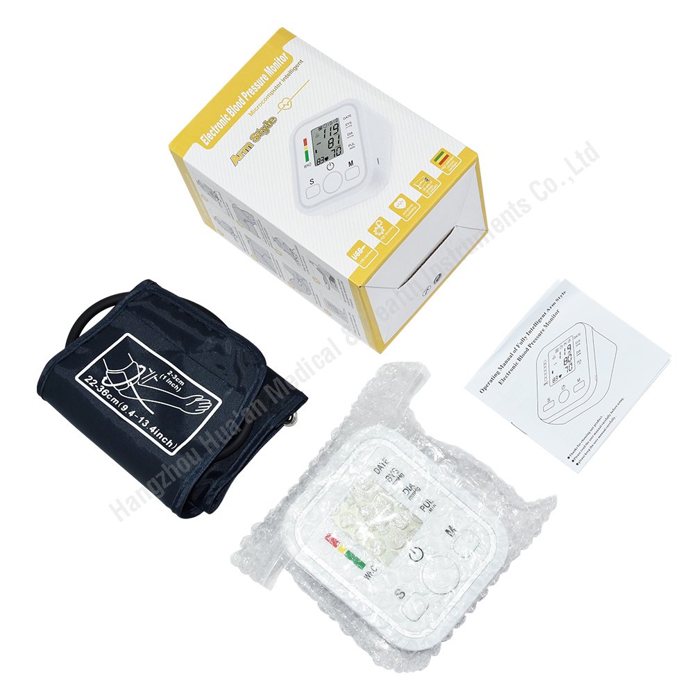 Voice Readout Adult Large Cuff Medical Electronic Digital Upper Arm BP Digital Blood Pressure Sphygmomanometer Machine Monitor