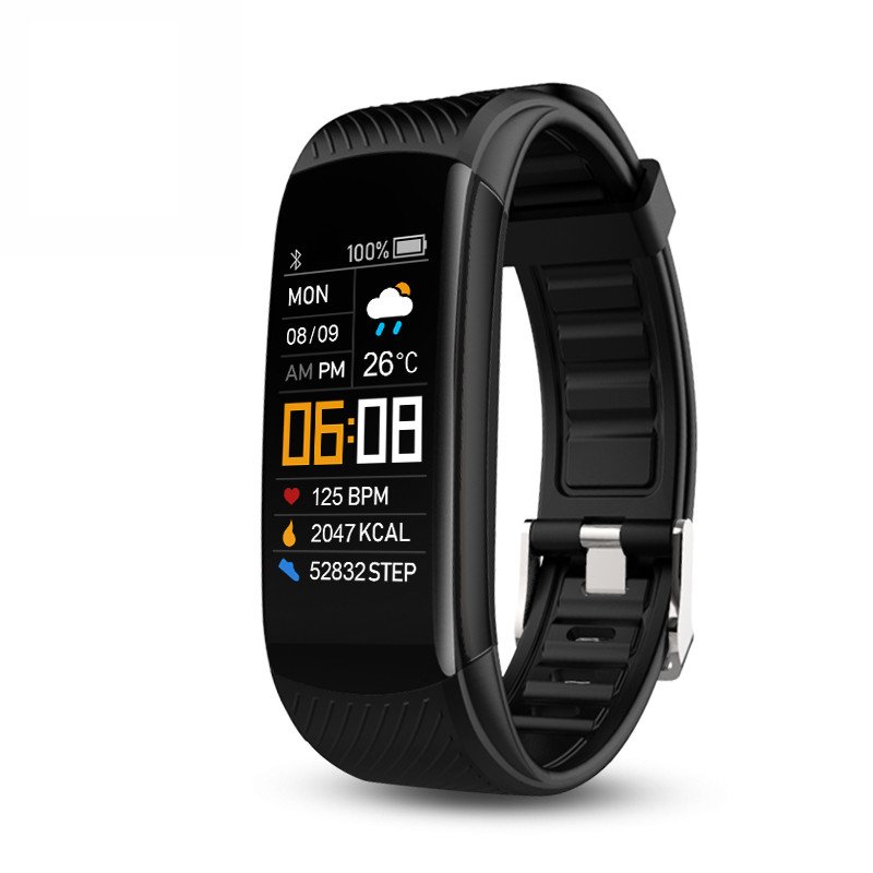 C5S 0.96inch Heart Rate Smart bracelet AI Voice Assistant Sedentary Reminder Automatic Flip Sleep Music Calling