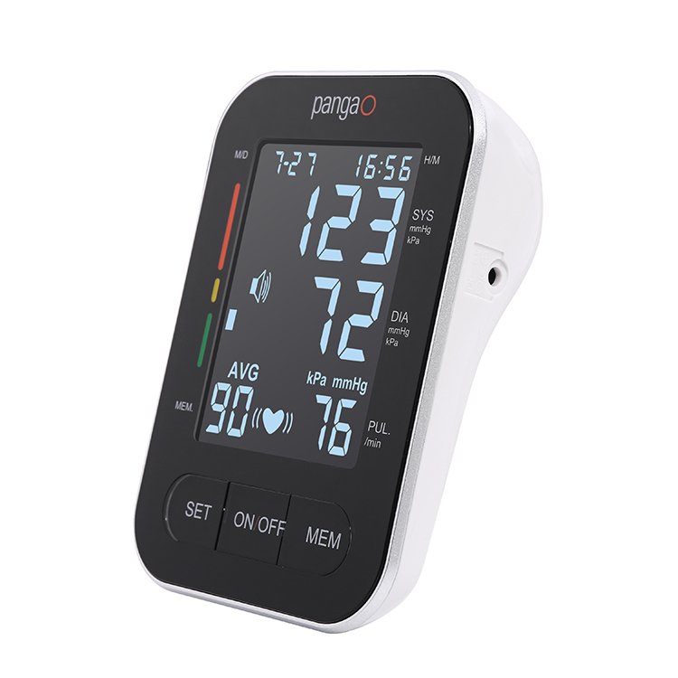 Portable smart arm cuff sphygmomanometer bp monitor blood pressure apparatus digital