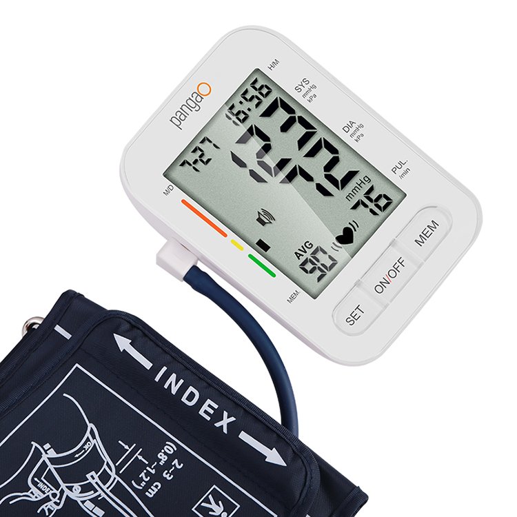 Portable smart arm cuff sphygmomanometer bp monitor blood pressure apparatus digital