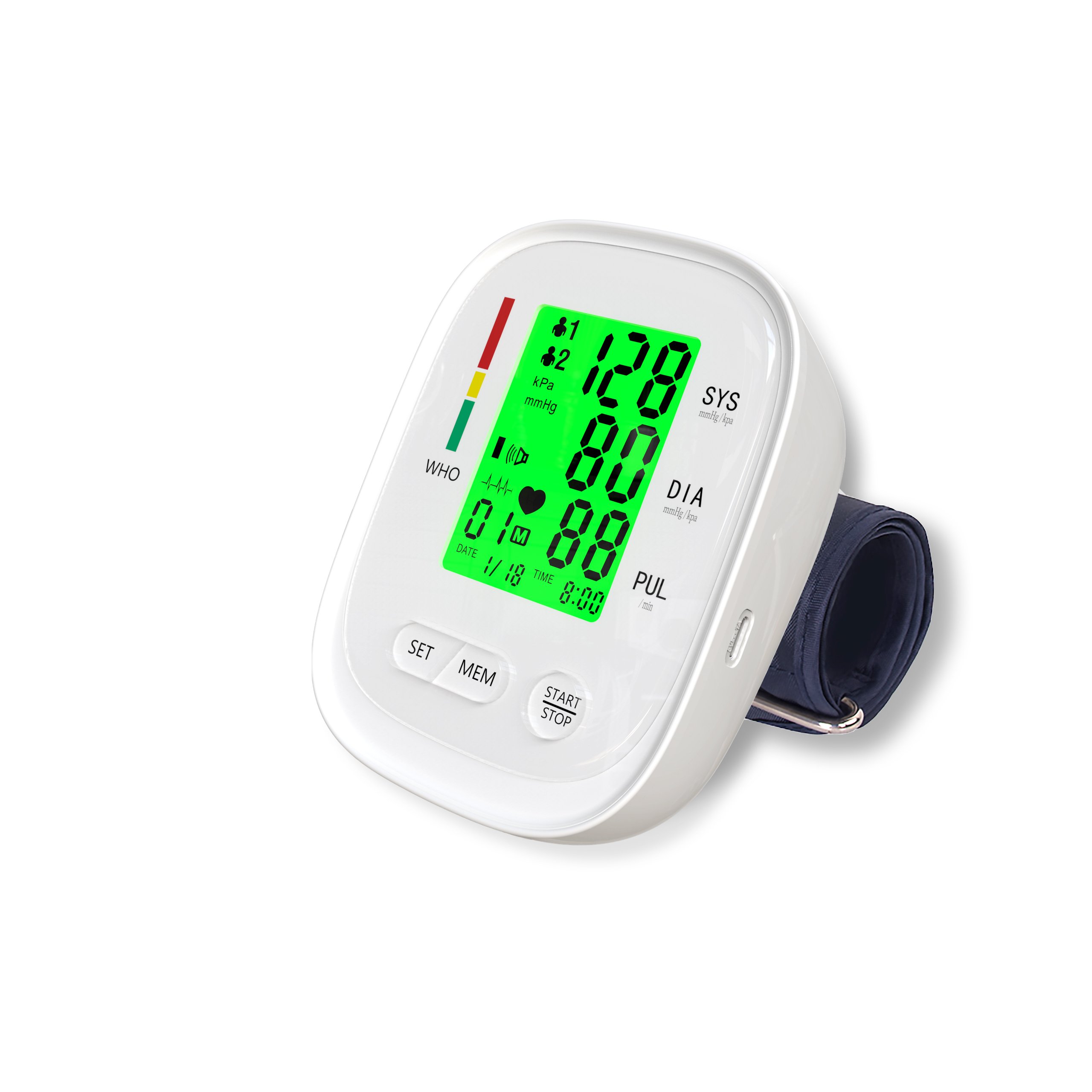 New Type High Blood Pressure Monitoring Device Automatic Sphygmomanometer Digital Blood Pressure Monitor USA