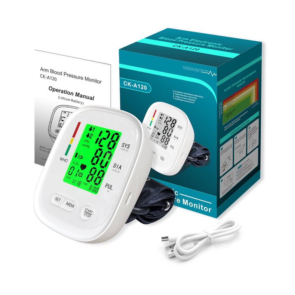 New Type High Blood Pressure Monitoring Device Automatic Sphygmomanometer Digital Blood Pressure Monitor USA