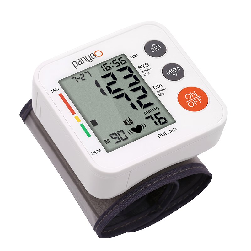 Portable automatic wrist BP heart rate monitor blood pressure medical device manufacturer