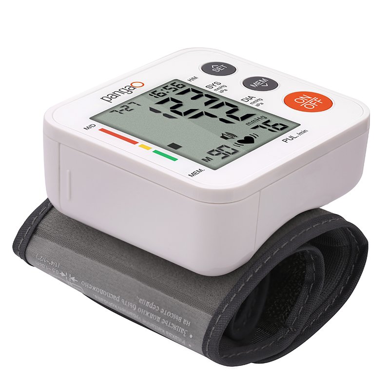 Portable automatic wrist BP heart rate monitor blood pressure medical device manufacturer