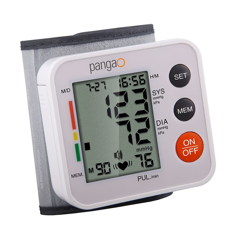 Portable automatic wrist BP heart rate monitor blood pressure medical device manufacturer