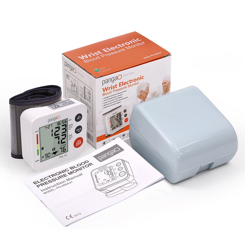 Portable automatic wrist BP heart rate monitor blood pressure medical device manufacturer