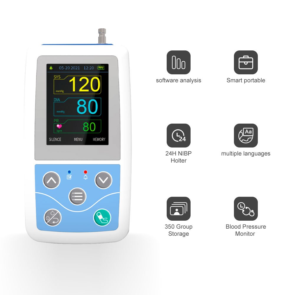 ABPM50 24 Hour Ambulatory Aneroid auto inflate blood pressure monitor