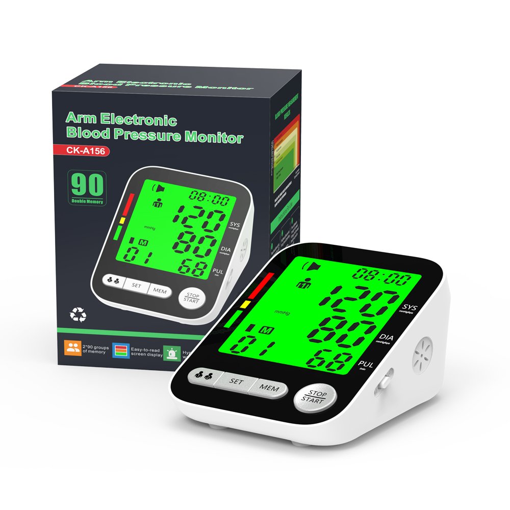 High Accurate Rechargeable Digital Sphygmomanometer Bp Monitors Electronic Tonometer Arm Cuff Blood Pressure Monitor