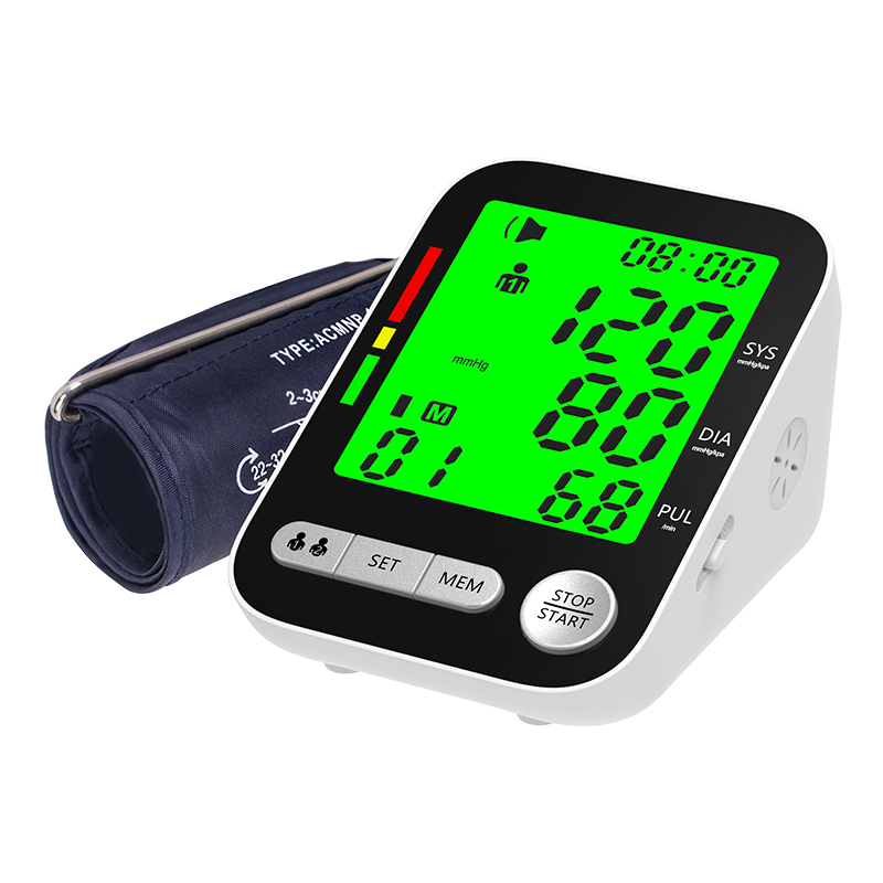 High Accurate Rechargeable Digital Sphygmomanometer Bp Monitors Electronic Tonometer Arm Cuff Blood Pressure Monitor