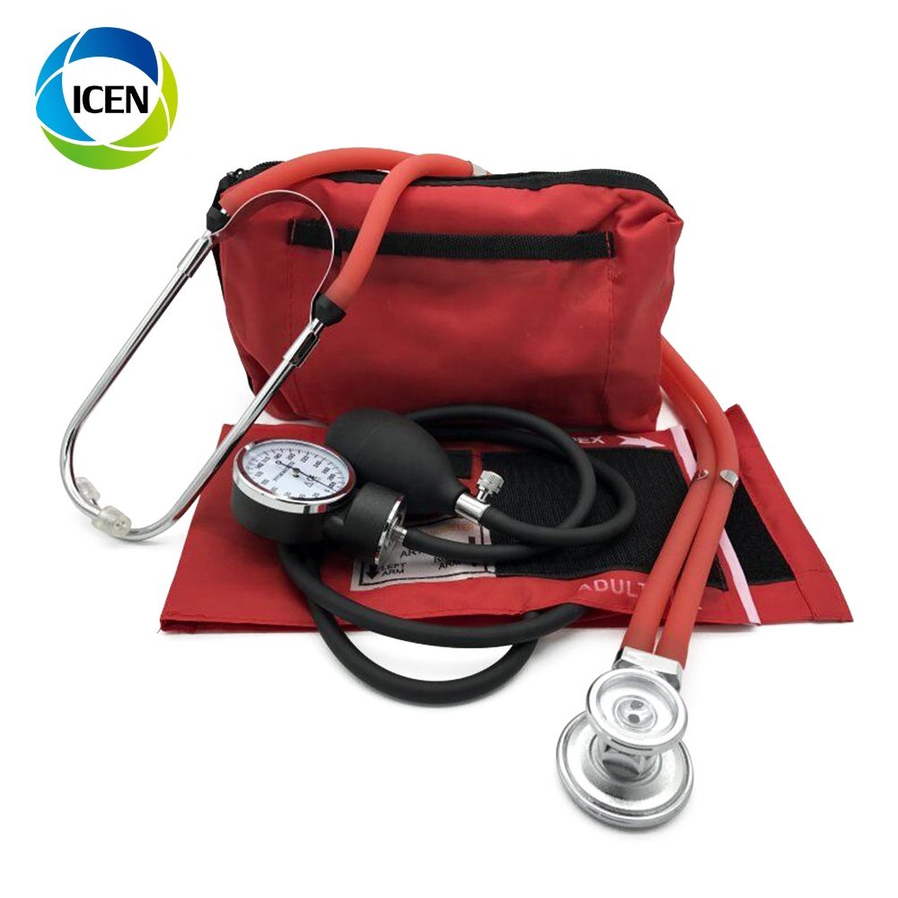 IN-G018 Digital blood pressure monitor aneroid sphygmomanometer with dual head stethoscope