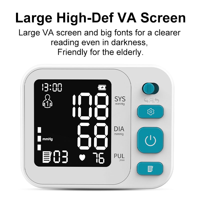 Rechargeable Smart Sphygmomanometer Digital Tensiometer Blood Pressure Machine BP Monitor Wrist Digital Blood Pressure Monitors