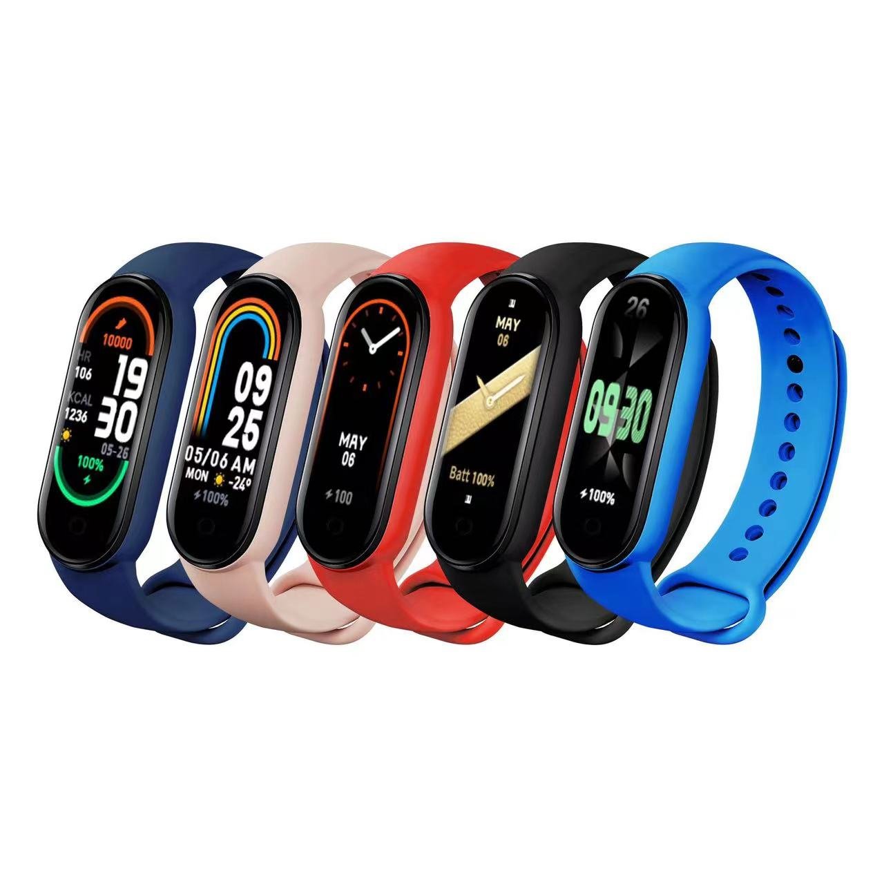 Factory Price Quality Assurance Waterproof Color Screen Fitness Tracker Blood Pressure Monitor M8 Smart Band