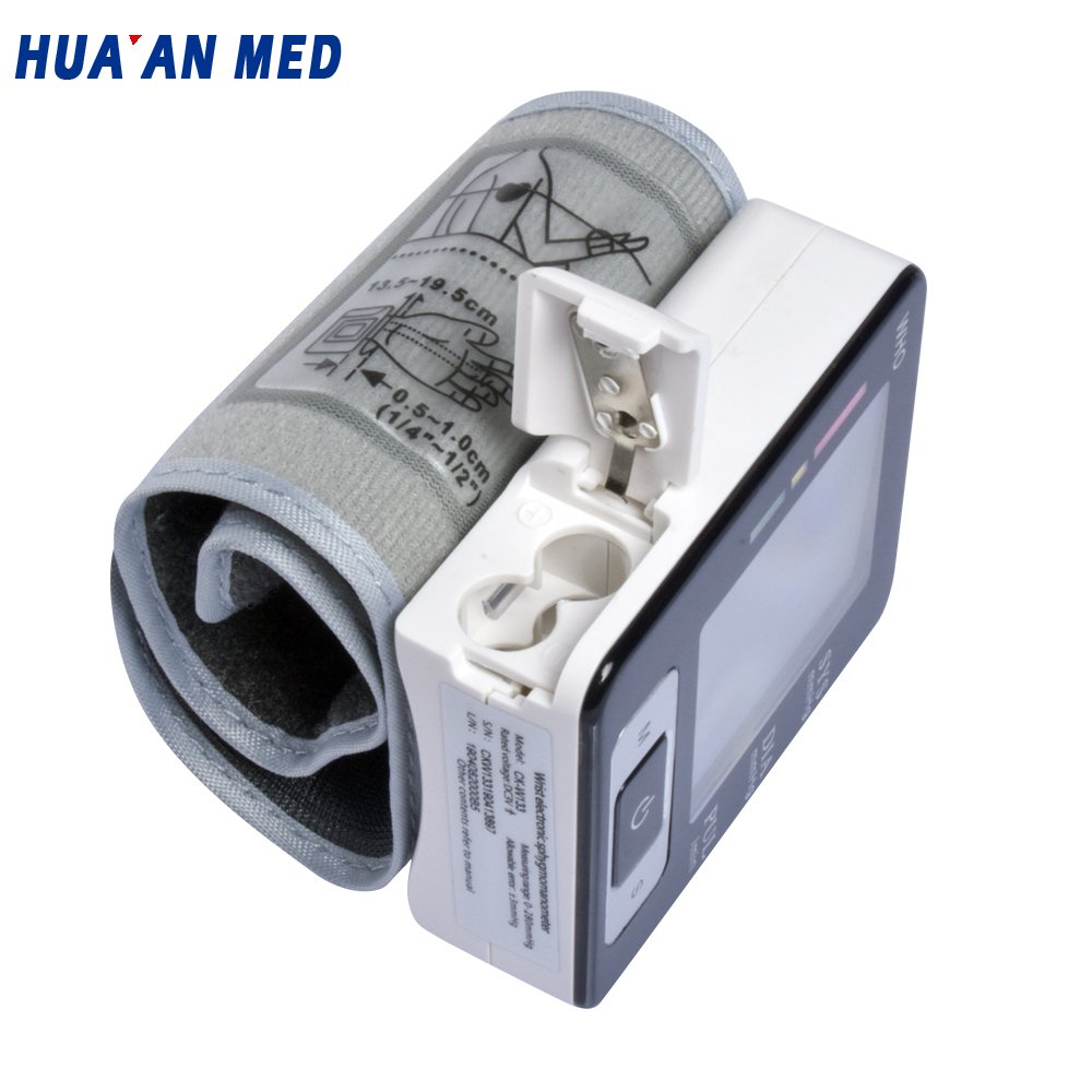 OEM Logo Electronic Digital Sphygmomanometer Bp Wrist Blood Pressure Monitor