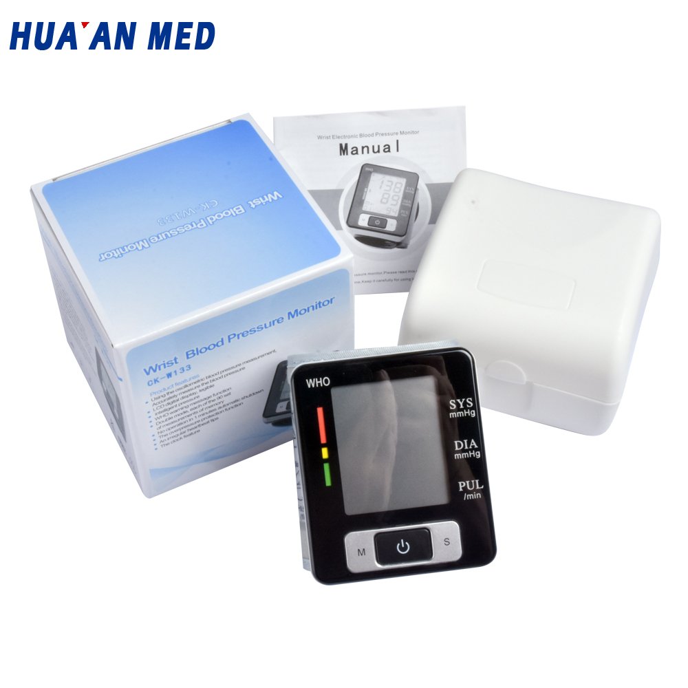 OEM Logo Electronic Digital Sphygmomanometer Bp Wrist Blood Pressure Monitor