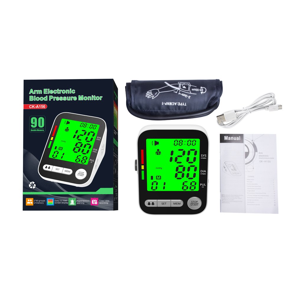 CE Approved Sphygmomanometer CK-A156 High Quality Arm Blood Pressure Monitor Arm Digital Blood Pressure Monitor