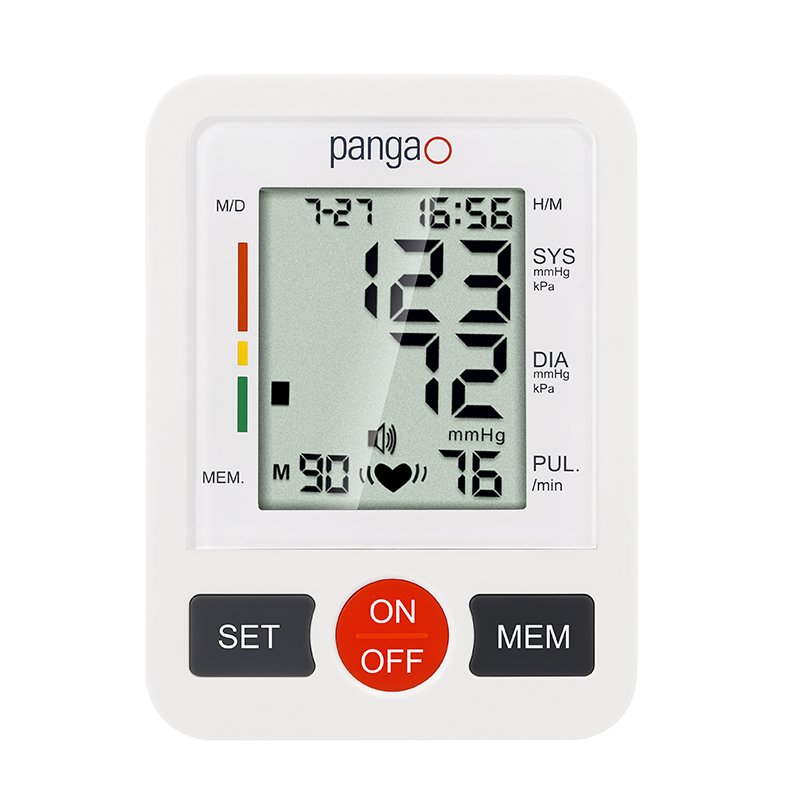 New style fully automatic electronic upper arm cuff blood pressure monitor machine