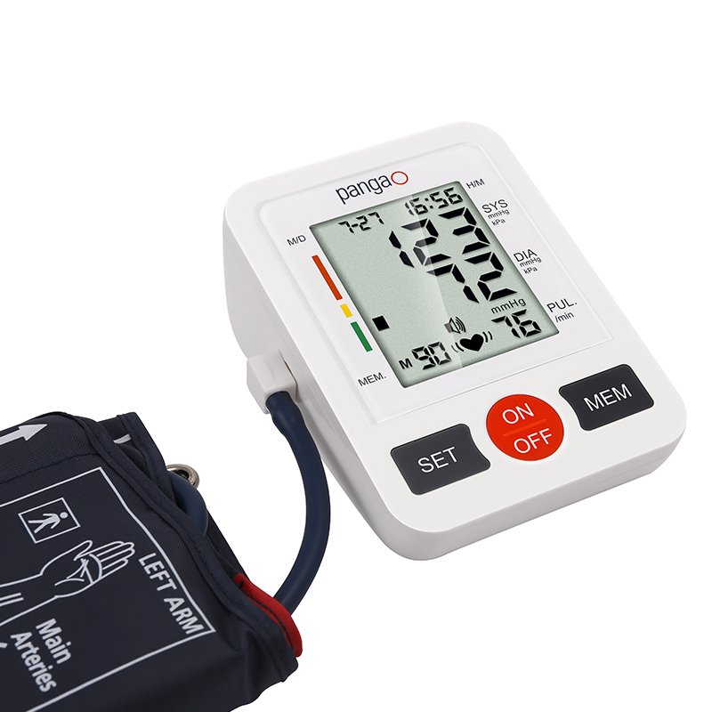New style fully automatic electronic upper arm cuff blood pressure monitor machine
