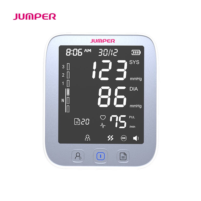 JUMPER Digital Blood Pressure Monitor, Advanced Accuracy, Upper Arm Measurement JPD-HA101