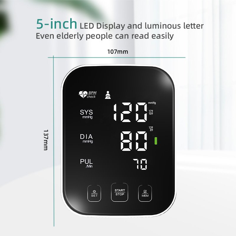 Digital BP Monitor Digital Blood Pressure Machine Price Electronic Upper Arm Blood Pressure Monitor for Home Use
