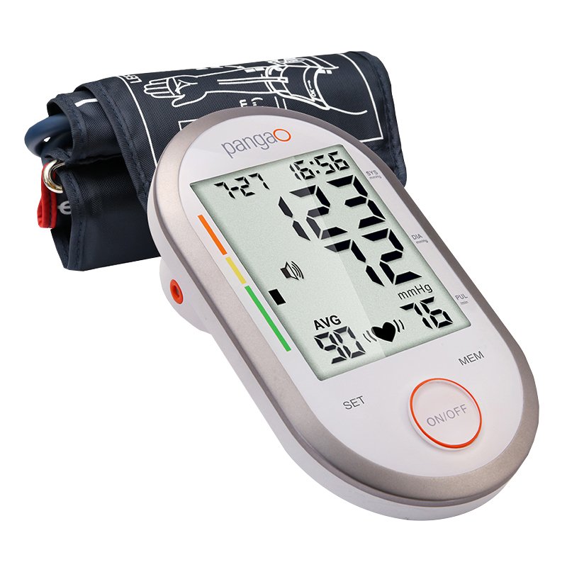 Electronic digital pulse rate irregular heartbeat blood pressure monitor device ce label