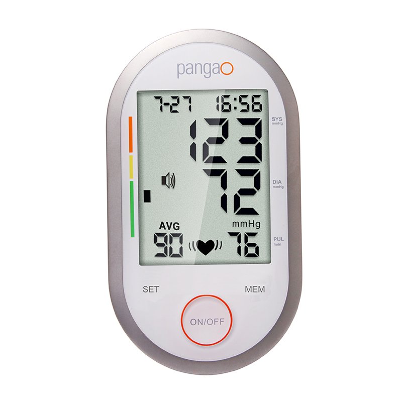 Electronic digital pulse rate irregular heartbeat blood pressure monitor device ce label