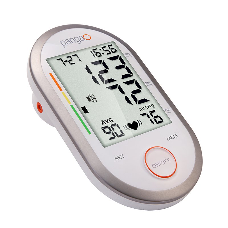 Electronic digital pulse rate irregular heartbeat blood pressure monitor device ce label