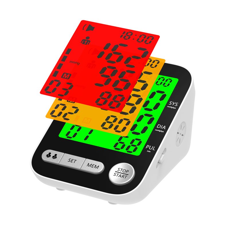 CE Approved Automatic Tensiometro Digital Upper Arm Blood Pressure Monitor De Presion Arterial With Spanish Voice Broadcast