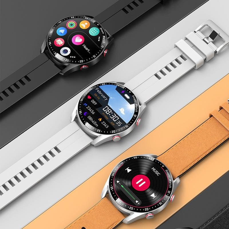 Wholesale HW20 Smart Watch ECG+PPG Business BT Call Heart Rate Blood Pressure Monitoring Sports Message Reminder Smartwatch