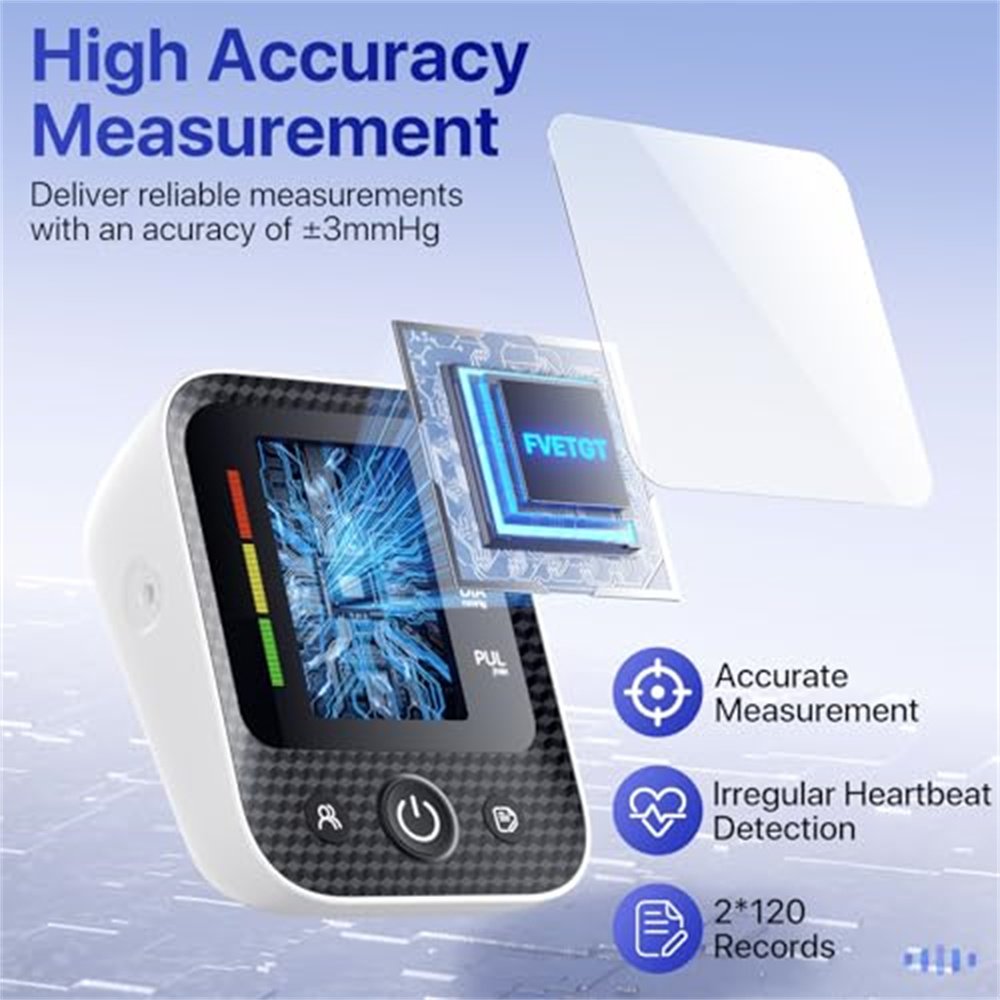 Smart Electric Blood Pressure Monitor Device Tensiometro Digital Blood Pressure Meter Sphygmomanometer Electron Bp Apparatus